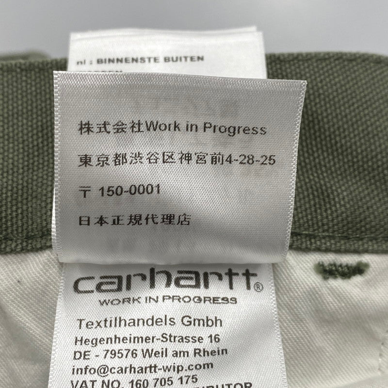 【中古品】【メンズ】 CARHARTT WIP カーハート ダブリューアイピー DOUBLE KNEE PANT I034796 ダブルニーパンツ ズボン ボトムス 153-260427-ay-11-izu サイズ：30×32 カラー：カーキ 万代Net店