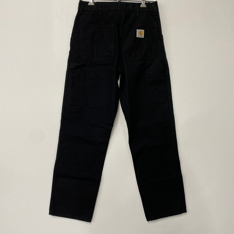 【中古美品】【メンズ】 CARHARTT WIP カーハート ダブリューアイピー DOUBLE KNEE PANT I031501 ダブルニーパンツ ズボン ボトムス 153-260427-ay-12-izu サイズ：30×32 カラー：BLACK RINSED 万代Net店