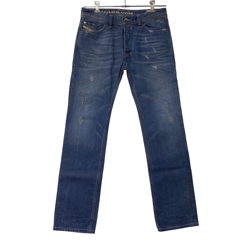 【中古品】【メンズ】 DIESEL ディーゼル SAFADO REGULAR SLIM STRAIGHT サファド レギュラー スリム ストレート ズボン ボトムス 152-260427-ya-13-izu サイズ：28×30 カラー：インディゴ 万代Net店