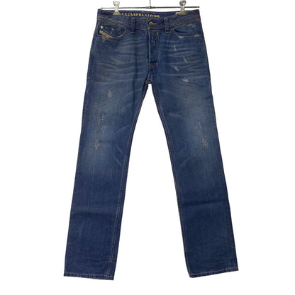 【中古品】【メンズ】 DIESEL ディーゼル SAFADO REGULAR SLIM STRAIGHT サファド レギュラー スリム ストレート ズボン ボトムス 152-260427-ya-13-izu サイズ：28×30 カラー：インディゴ 万代Net店