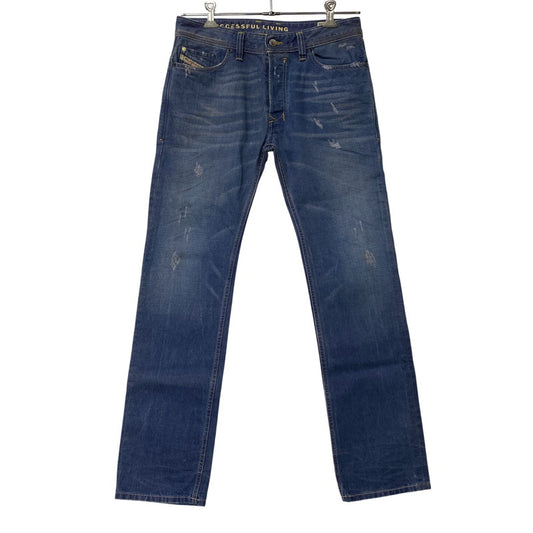 【中古品】【メンズ】 DIESEL ディーゼル SAFADO REGULAR SLIM STRAIGHT サファド レギュラー スリム ストレート ズボン ボトムス 152-260427-ya-13-izu サイズ：28×30 カラー：インディゴ 万代Net店
