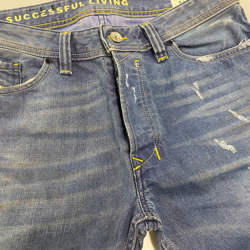 【中古品】【メンズ】 DIESEL ディーゼル SAFADO REGULAR SLIM STRAIGHT サファド レギュラー スリム ストレート ズボン ボトムス 152-260427-ya-13-izu サイズ：28×30 カラー：インディゴ 万代Net店