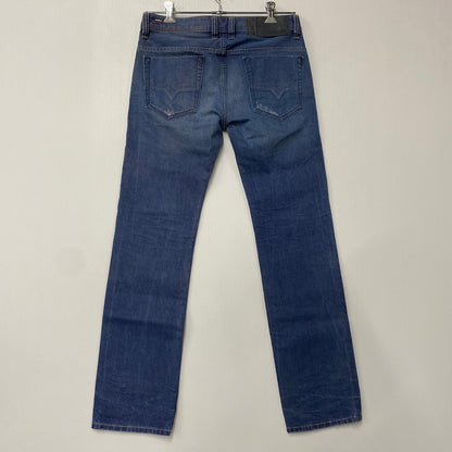 【中古品】【メンズ】 DIESEL ディーゼル SAFADO REGULAR SLIM STRAIGHT サファド レギュラー スリム ストレート ズボン ボトムス 152-260427-ya-13-izu サイズ：28×30 カラー：インディゴ 万代Net店