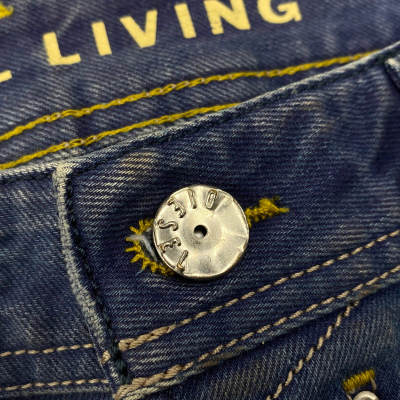 【中古品】【メンズ】 DIESEL ディーゼル SAFADO REGULAR SLIM STRAIGHT サファド レギュラー スリム ストレート ズボン ボトムス 152-260427-ya-13-izu サイズ：28×30 カラー：インディゴ 万代Net店