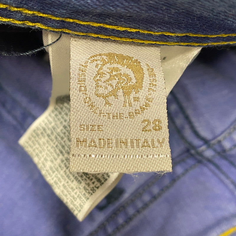 【中古品】【メンズ】 DIESEL ディーゼル SAFADO REGULAR SLIM STRAIGHT サファド レギュラー スリム ストレート ズボン ボトムス 152-260427-ya-13-izu サイズ：28×30 カラー：インディゴ 万代Net店