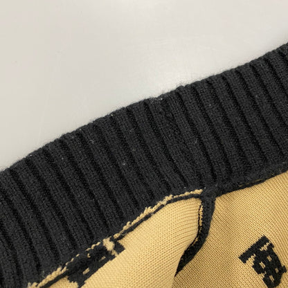 【中古品】【メンズ】 BURBERRY バーバリー 8021033 TB LOGO 総柄 CARDIGAN TBロゴ カーディガン トップス 141-260426-kh-03-izu サイズ：M カラー：ブラック×ベージュ 万代Net店
