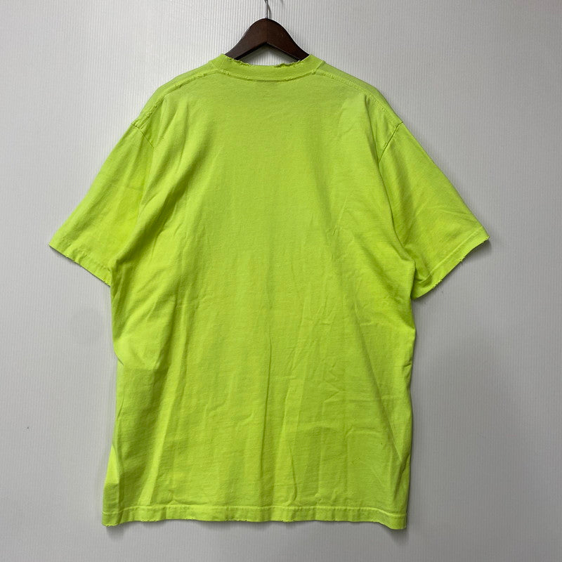 【中古品】【メンズ】 BALENCIAGA バレンシアガ KT93 651795 TNVL1 7805 デストロイ加工 BOXY-FIT TEE ボクシー フィット Tシャツ トップス 141-260426-kh-04-izu サイズ：XXS カラー：ライムイエロー 万代Net店