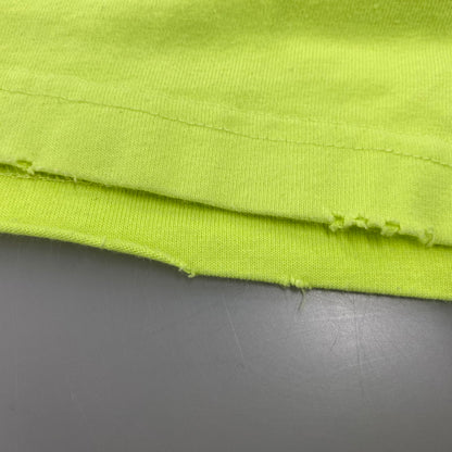 【中古品】【メンズ】 BALENCIAGA バレンシアガ KT93 651795 TNVL1 7805 デストロイ加工 BOXY-FIT TEE ボクシー フィット Tシャツ トップス 141-260426-kh-04-izu サイズ：XXS カラー：ライムイエロー 万代Net店