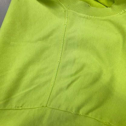 【中古品】【メンズ】 BALENCIAGA バレンシアガ KT93 651795 TNVL1 7805 デストロイ加工 BOXY-FIT TEE ボクシー フィット Tシャツ トップス 141-260426-kh-04-izu サイズ：XXS カラー：ライムイエロー 万代Net店