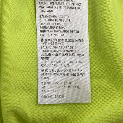 【中古品】【メンズ】 BALENCIAGA バレンシアガ KT93 651795 TNVL1 7805 デストロイ加工 BOXY-FIT TEE ボクシー フィット Tシャツ トップス 141-260426-kh-04-izu サイズ：XXS カラー：ライムイエロー 万代Net店
