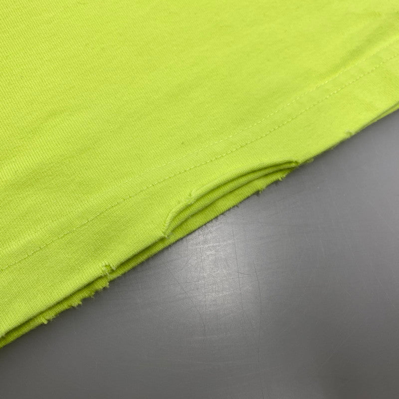【中古品】【メンズ】 BALENCIAGA バレンシアガ KT93 651795 TNVL1 7805 デストロイ加工 BOXY-FIT TEE ボクシー フィット Tシャツ トップス 141-260426-kh-04-izu サイズ：XXS カラー：ライムイエロー 万代Net店