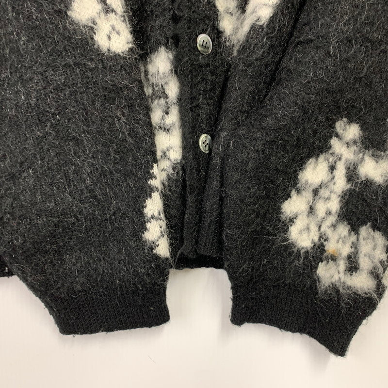 【中古品】【メンズ】 SAINT MICHAEL セントマイケル × DENIM TEARS デニム ティアーズ SM-YS1-0000-C50 24AW DT MH CRDIGN カーディガン CT WRTH トップス 長袖 141-260427-ya-07-izu サイズ：L カラー：ブラック 万代Net店