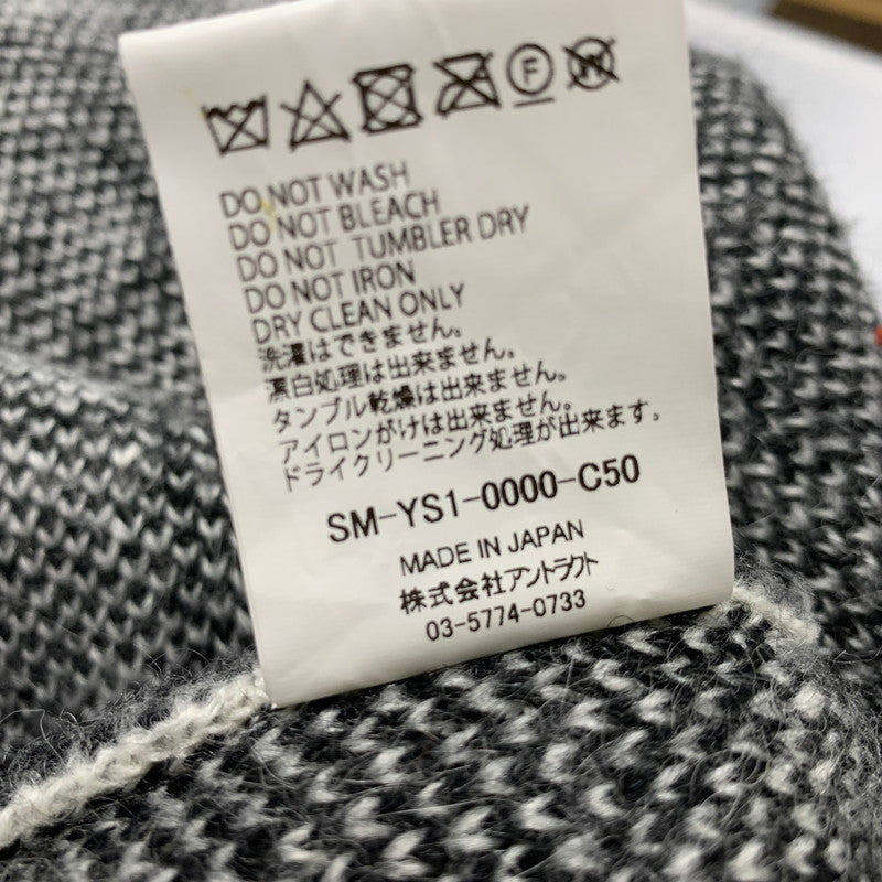 【中古品】【メンズ】 SAINT MICHAEL セントマイケル × DENIM TEARS デニム ティアーズ SM-YS1-0000-C50 24AW DT MH CRDIGN カーディガン CT WRTH トップス 長袖 141-260427-ya-07-izu サイズ：L カラー：ブラック 万代Net店