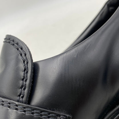 【中古品】【メンズ】 PRADA プラダ 2DE129 モノリス ブラッシュドレザー ローファー シューズ 靴 183-260426-as-03-izu サイズ：8 カラー：ブラック 万代Net店