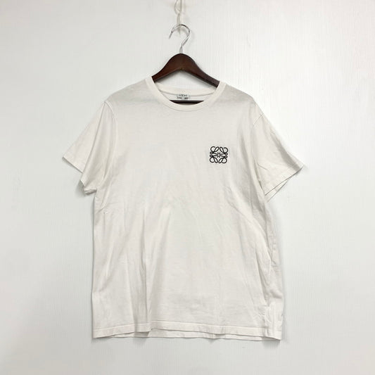 【中古品】【メンズ】 LOEWE ロエベ H526341XAI アナグラム S/S TEE ショートスリーブ Ｔシャツ トップス 半袖 141-260427-ya-04-izu サイズ：L カラー：ホワイト 万代Net店