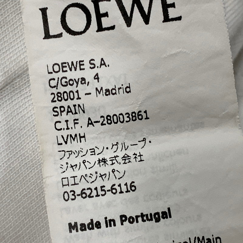 【中古品】【メンズ】 LOEWE ロエベ H526341XAI アナグラム S/S TEE ショートスリーブ Ｔシャツ トップス 半袖 141-260427-ya-04-izu サイズ：L カラー：ホワイト 万代Net店