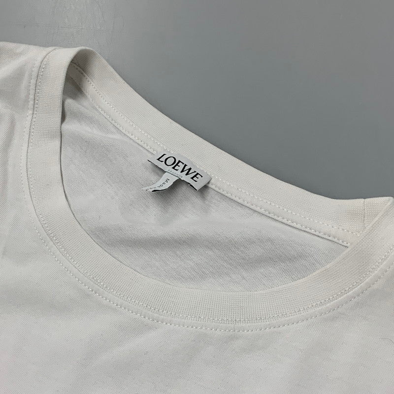 【中古品】【メンズ】 LOEWE ロエベ H526341XAI アナグラム S/S TEE ショートスリーブ Ｔシャツ トップス 半袖 141-260427-ya-04-izu サイズ：L カラー：ホワイト 万代Net店