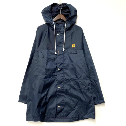 【中古品】【メンズ】 HUMAN MADE ヒューマンメイド NYLON HOODED COAT ナイロン フーデッド コート アウター 142-260426-kh-05-izu サイズ：L カラー：ネイビー 万代Net店
