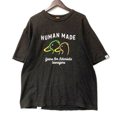 【中古品】【メンズ】 HUMAN MADE ヒューマンメード SS TEE ショートスリーブ Tシャツ トップス 142-260516-kh-16-izu サイズ：2XL カラー：ブラック 万代Net店