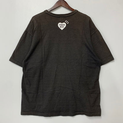 【中古品】【メンズ】 HUMAN MADE ヒューマンメード SS TEE ショートスリーブ Tシャツ トップス 142-260516-kh-16-izu サイズ：2XL カラー：ブラック 万代Net店
