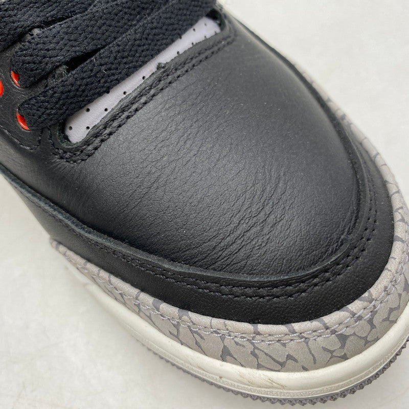 【中古品】【メンズ】 NIKE ナイキ AIR JORDAN 3 RETRO DN3707-010 エア ジョーダン 3 レトロ スニーカー シューズ 靴 160-260426-as-05-izu サイズ：27cm カラー：BLACK/FIRE RED-CEMENT GREY 万代Net店