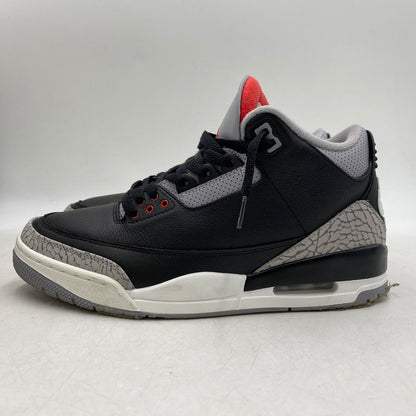 【中古品】【メンズ】 NIKE ナイキ AIR JORDAN 3 RETRO DN3707-010 エア ジョーダン 3 レトロ スニーカー シューズ 靴 160-260426-as-05-izu サイズ：27cm カラー：BLACK/FIRE RED-CEMENT GREY 万代Net店