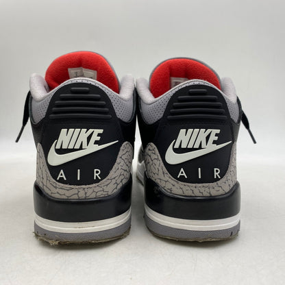 【中古品】【メンズ】 NIKE ナイキ AIR JORDAN 3 RETRO DN3707-010 エア ジョーダン 3 レトロ スニーカー シューズ 靴 160-260426-as-05-izu サイズ：27cm カラー：BLACK/FIRE RED-CEMENT GREY 万代Net店