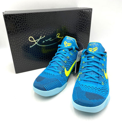 【中古美品】【メンズ】 NIKE ナイキ KOBE 9 ELITE LOW PROTRO IO3673-400 コービー 9 エリート ロー プロトロ スニーカー シューズ 靴 160-260426-as-08-izu サイズ：27cm カラー：NEO TURQUOISE/VOLT 万代Net店