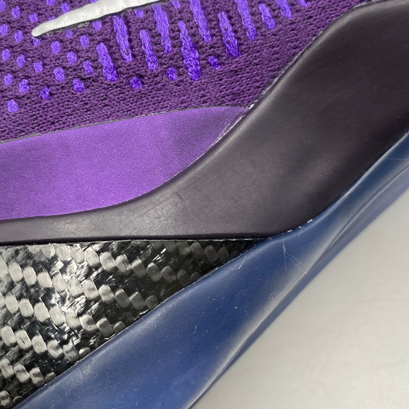 【中古美品】【メンズ】 NIKE ナイキ KOBE 9 ELITE LOW PROTRO IM0465-500 コービー 9 エリート ロー プロトロ スニーカー シューズ 靴 160-260426-as-04-izu サイズ：27cm カラー：HYPER GRAPE/WHITE-CAVE PURPLE 万代Net店