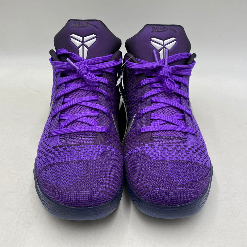 【中古美品】【メンズ】 NIKE ナイキ KOBE 9 ELITE LOW PROTRO IM0465-500 コービー 9 エリート ロー プロトロ スニーカー シューズ 靴 160-260426-as-04-izu サイズ：27cm カラー：HYPER GRAPE/WHITE-CAVE PURPLE 万代Net店