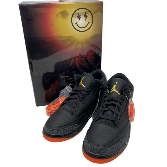 【中古美品】【メンズ】 NIKE ナイキ × J BALVIN Jバルヴィン AIR JORDAN 3 RETRO SP FN0344-001 エア ジョーダン 3 レトロ SP スニーカー 靴 160-260426-as-07-izu サイズ：27cm カラー：BLACK/SOLAR FLARE 万代Net店