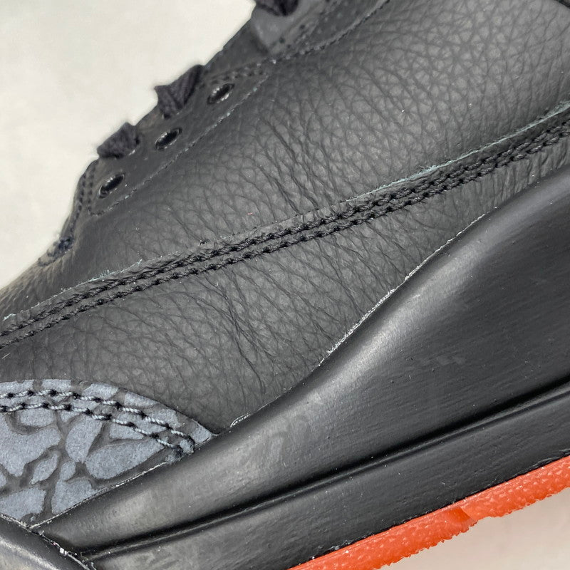 【中古美品】【メンズ】 NIKE ナイキ × J BALVIN Jバルヴィン AIR JORDAN 3 RETRO SP FN0344-001 エア ジョーダン 3 レトロ SP スニーカー 靴 160-260426-as-07-izu サイズ：27cm カラー：BLACK/SOLAR FLARE 万代Net店