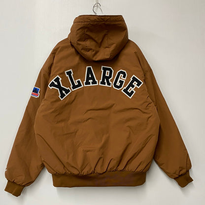 【中古品】【メンズ】 XLARGE エクストララージ 101233021006 NYLON PUFFER JACKET ナイロン パファー ジャケット アウター 142-260426-kh-02-izu サイズ：XL カラー：ブラウン 万代Net店