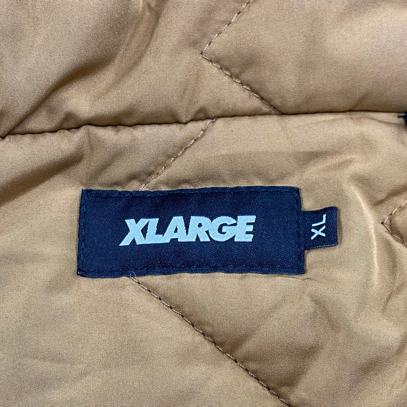 【中古品】【メンズ】 XLARGE エクストララージ 101233021006 NYLON PUFFER JACKET ナイロン パファー ジャケット アウター 142-260426-kh-02-izu サイズ：XL カラー：ブラウン 万代Net店