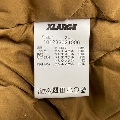 【中古品】【メンズ】 XLARGE エクストララージ 101233021006 NYLON PUFFER JACKET ナイロン パファー ジャケット アウター 142-260426-kh-02-izu サイズ：XL カラー：ブラウン 万代Net店
