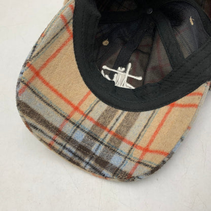 【中古品】【メンズ/レディース】 STUSSY ステューシー 131917 BIG LOGO PLAID LOW PRO CAP ビッグ ロゴ プレイド ロー プロ キャップ 帽子 185-260429-cs-12-izu サイズ：F カラー：マルチ 万代Net店