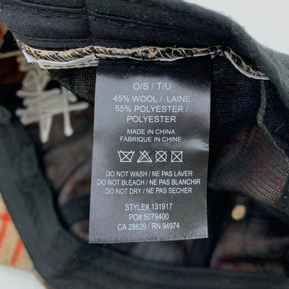 【中古品】【メンズ/レディース】 STUSSY ステューシー 131917 BIG LOGO PLAID LOW PRO CAP ビッグ ロゴ プレイド ロー プロ キャップ 帽子 185-260429-cs-12-izu サイズ：F カラー：マルチ 万代Net店