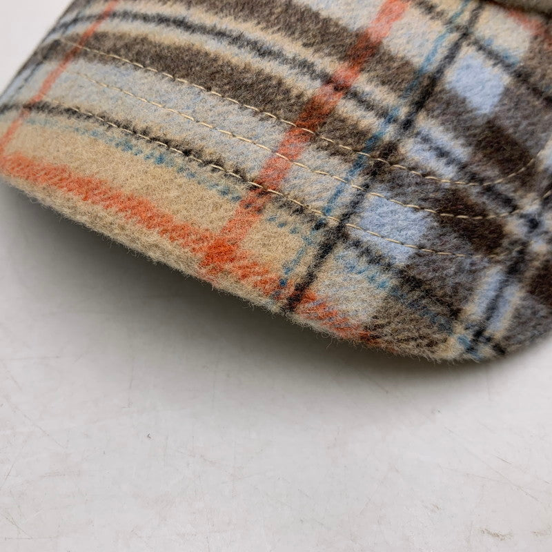 【中古品】【メンズ/レディース】 STUSSY ステューシー 131917 BIG LOGO PLAID LOW PRO CAP ビッグ ロゴ プレイド ロー プロ キャップ 帽子 185-260429-cs-12-izu サイズ：F カラー：マルチ 万代Net店