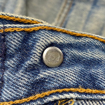【現状渡し品】【メンズ】 LEVI'S リーバイス 501-0000 刻印552 93年製 USA製 90’S 501XX DENIM PANTS デニム パンツ ズボン ボトムス 157-260427-ya-15-izu サイズ：35×36 カラー：インディゴ 万代Net店