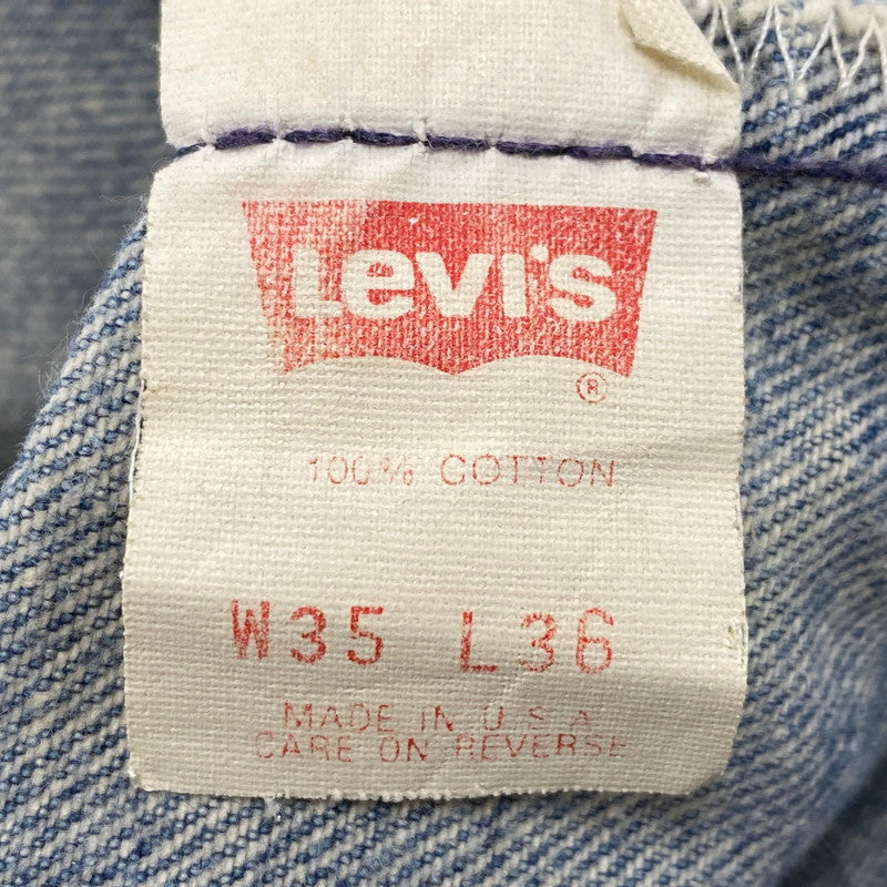 【現状渡し品】【メンズ】 LEVI'S リーバイス 501-0000 刻印552 93年製 USA製 90’S 501XX DENIM PANTS デニム パンツ ズボン ボトムス 157-260427-ya-15-izu サイズ：35×36 カラー：インディゴ 万代Net店