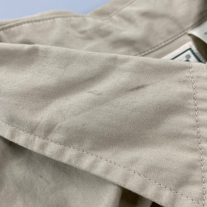 【中古品】【メンズ】 L.L.Bean エルエルビーン Q455 USA製 80’S SAFARI SHIRT サファリ シャツ トップス 長袖 146-260428-cs-17-izu サイズ：XL カラー：ベージュ 万代Net店