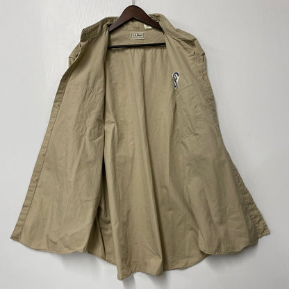 【中古品】【メンズ】 L.L.Bean エルエルビーン Q455 USA製 80’S SAFARI SHIRT サファリ シャツ トップス 長袖 146-260428-cs-17-izu サイズ：XL カラー：ベージュ 万代Net店