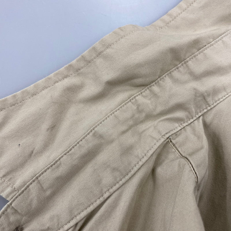 【中古品】【メンズ】 L.L.Bean エルエルビーン Q455 USA製 80’S SAFARI SHIRT サファリ シャツ トップス 長袖 146-260428-cs-17-izu サイズ：XL カラー：ベージュ 万代Net店