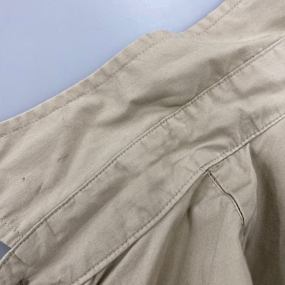 【中古品】【メンズ】 L.L.Bean エルエルビーン Q455 USA製 80’S SAFARI SHIRT サファリ シャツ トップス 長袖 146-260428-cs-17-izu サイズ：XL カラー：ベージュ 万代Net店