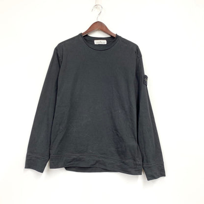 【中古品】【メンズ】 STONE ISLAND ストーンアイランド K2S156100075 国内正規 HEAVY COTTON JERSEY ヘビーコットンジャージー トップス 長袖 141-260427-ya-08-izu サイズ：XS カラー：BLACK 万代Net店