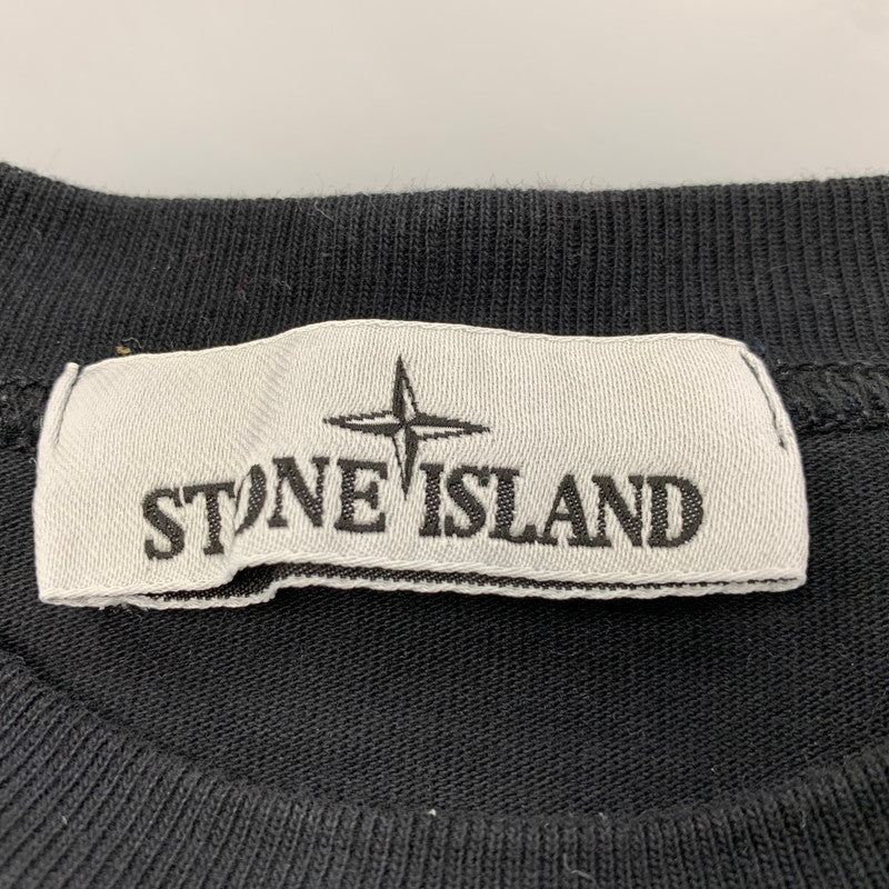 【中古品】【メンズ】 STONE ISLAND ストーンアイランド K2S156100075 国内正規 HEAVY COTTON JERSEY ヘビーコットンジャージー トップス 長袖 141-260427-ya-08-izu サイズ：XS カラー：BLACK 万代Net店