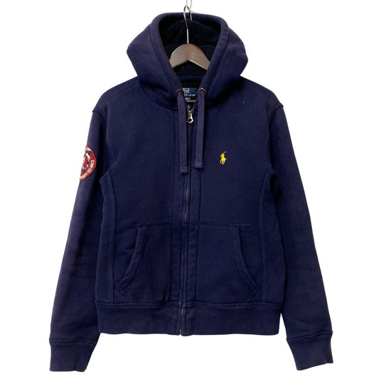 【中古品】【メンズ】 Polo by Ralph Lauren ポロバイラルフローレン MNBLKNIM1C00082 90S BOA LINER ZIP UP HOODED SWEATSHIRT ボア ライナー ジップ アップ フーデッド スウェットシャツ トップス 長袖 146-260428-cs-12-izu サイズ：M カラー：ネイビー 万代Net店