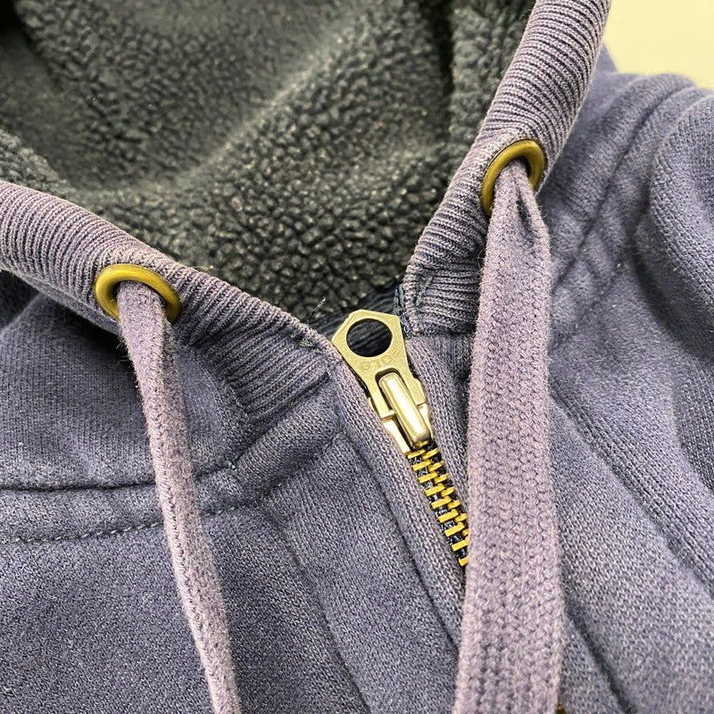 【中古品】【メンズ】 Polo by Ralph Lauren ポロバイラルフローレン MNBLKNIM1C00082 90S BOA LINER ZIP UP HOODED SWEATSHIRT ボア ライナー ジップ アップ フーデッド スウェットシャツ トップス 長袖 146-260428-cs-12-izu サイズ：M カラー：ネイビー 万代Net店
