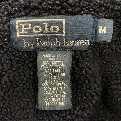 【中古品】【メンズ】 Polo by Ralph Lauren ポロバイラルフローレン MNBLKNIM1C00082 90S BOA LINER ZIP UP HOODED SWEATSHIRT ボア ライナー ジップ アップ フーデッド スウェットシャツ トップス 長袖 146-260428-cs-12-izu サイズ：M カラー：ネイビー 万代Net店