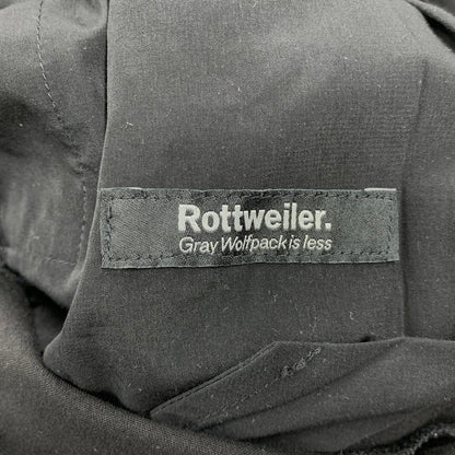 【中古品】【メンズ】 ROTTWEILER ロットワイラー RW23S0303 B.D SLACKS スラックス パンツ ボトムス 153-260429-kh-18-izu サイズ：XL カラー：ブラック 万代Net店